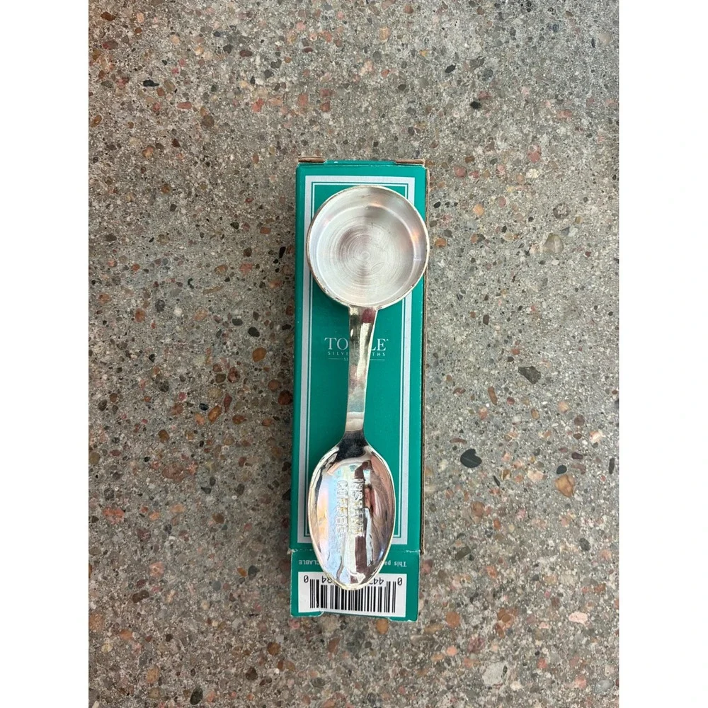 Towle Silversmiths Silver Plated Double Coffee Scoop Brewed & Instant T863233